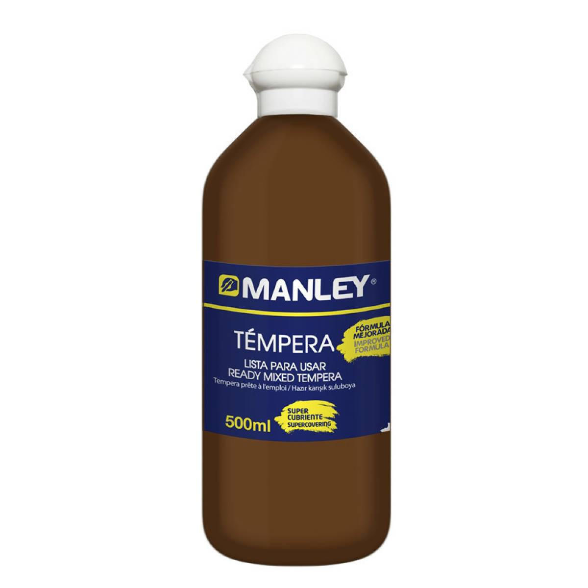 Tempera manley 500 ml marrón