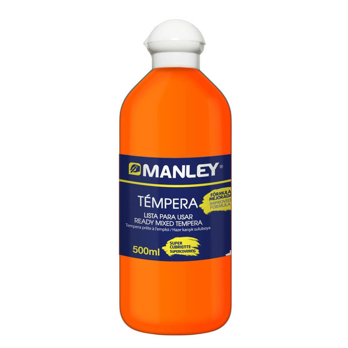 Tempera manley 500ml naranja