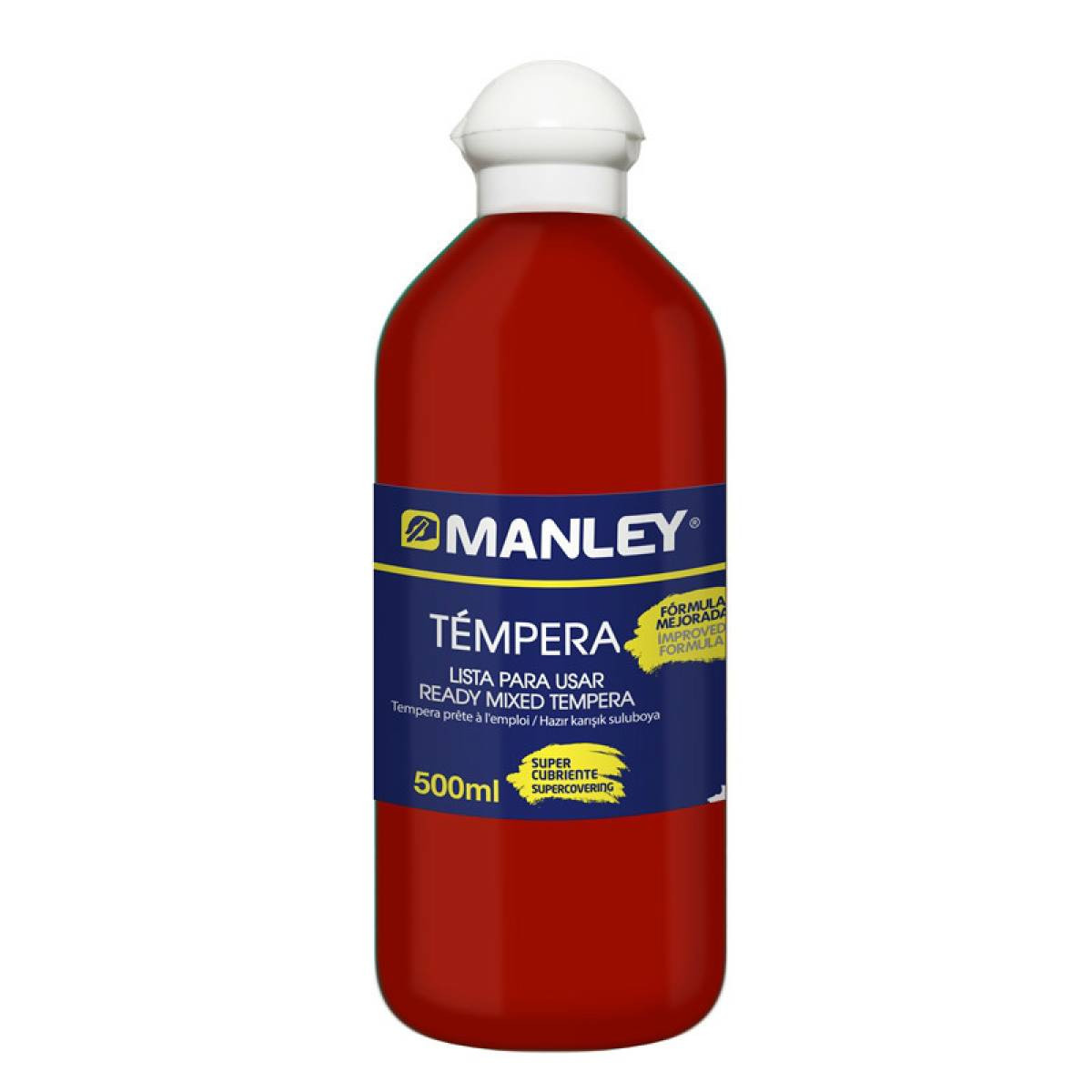 Tempera manley 500ml roja