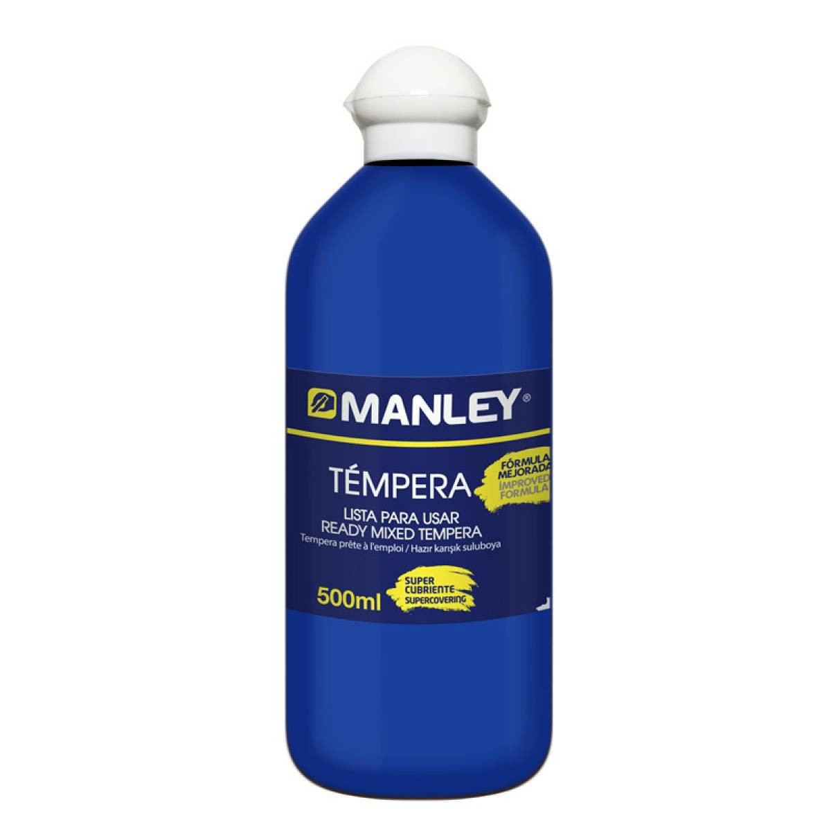 Tempera manley 500 ml azul oscuro