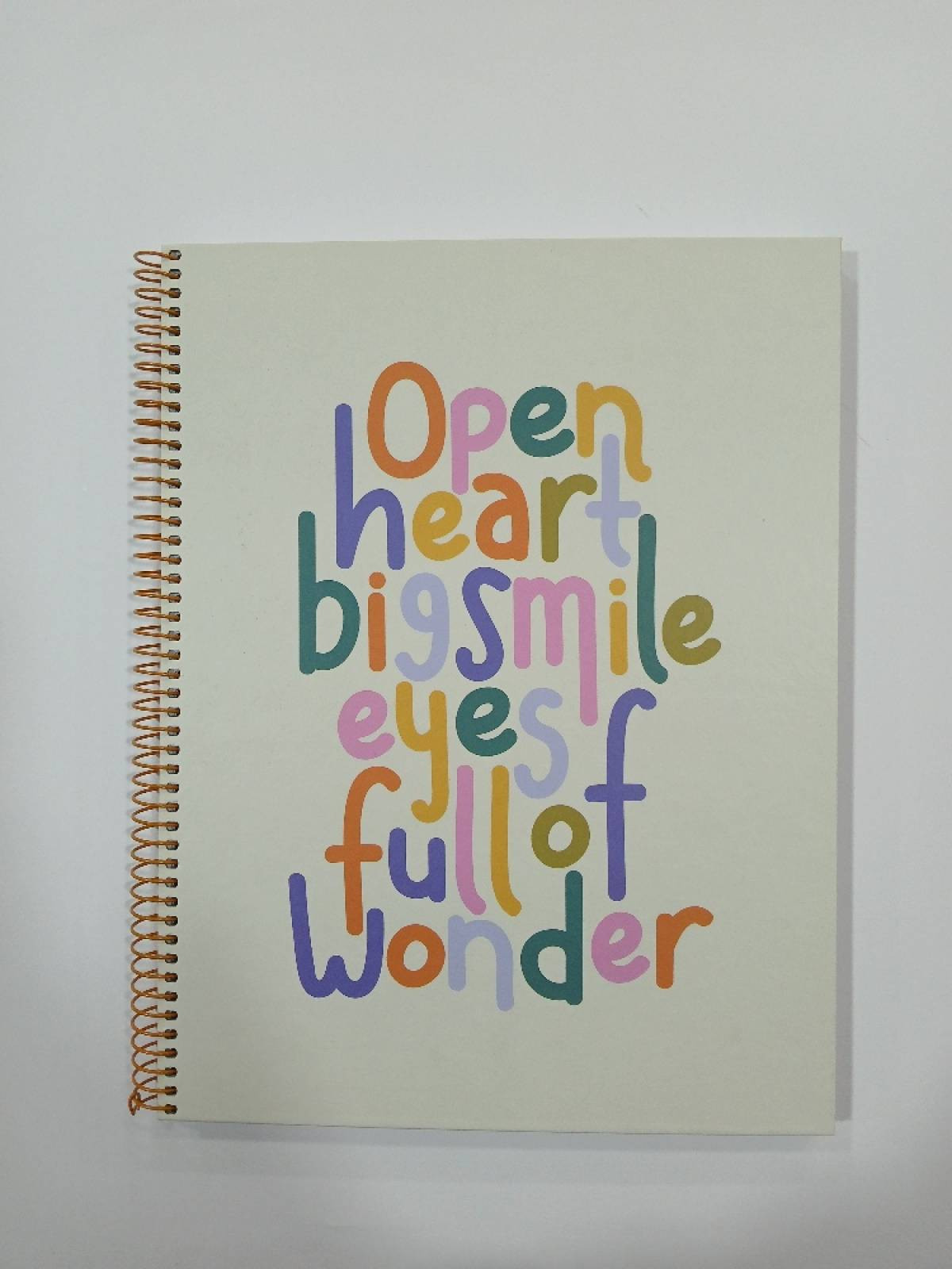 CUADERNO DE ANILLAS A4 120H CUADROS MESSAGE JOY