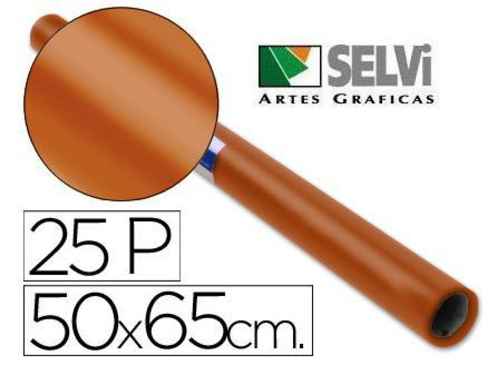 ROTLLO SEMIPERFORADO PAPER CHAROL 0,5X16,25M MARRON