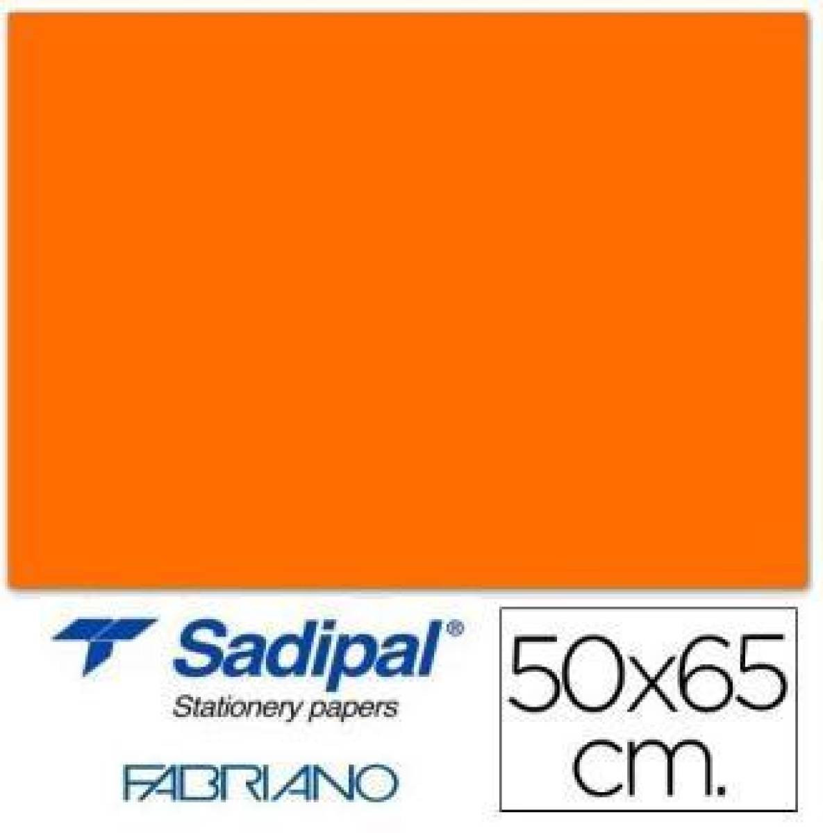 Cartulina fluorescente naranja