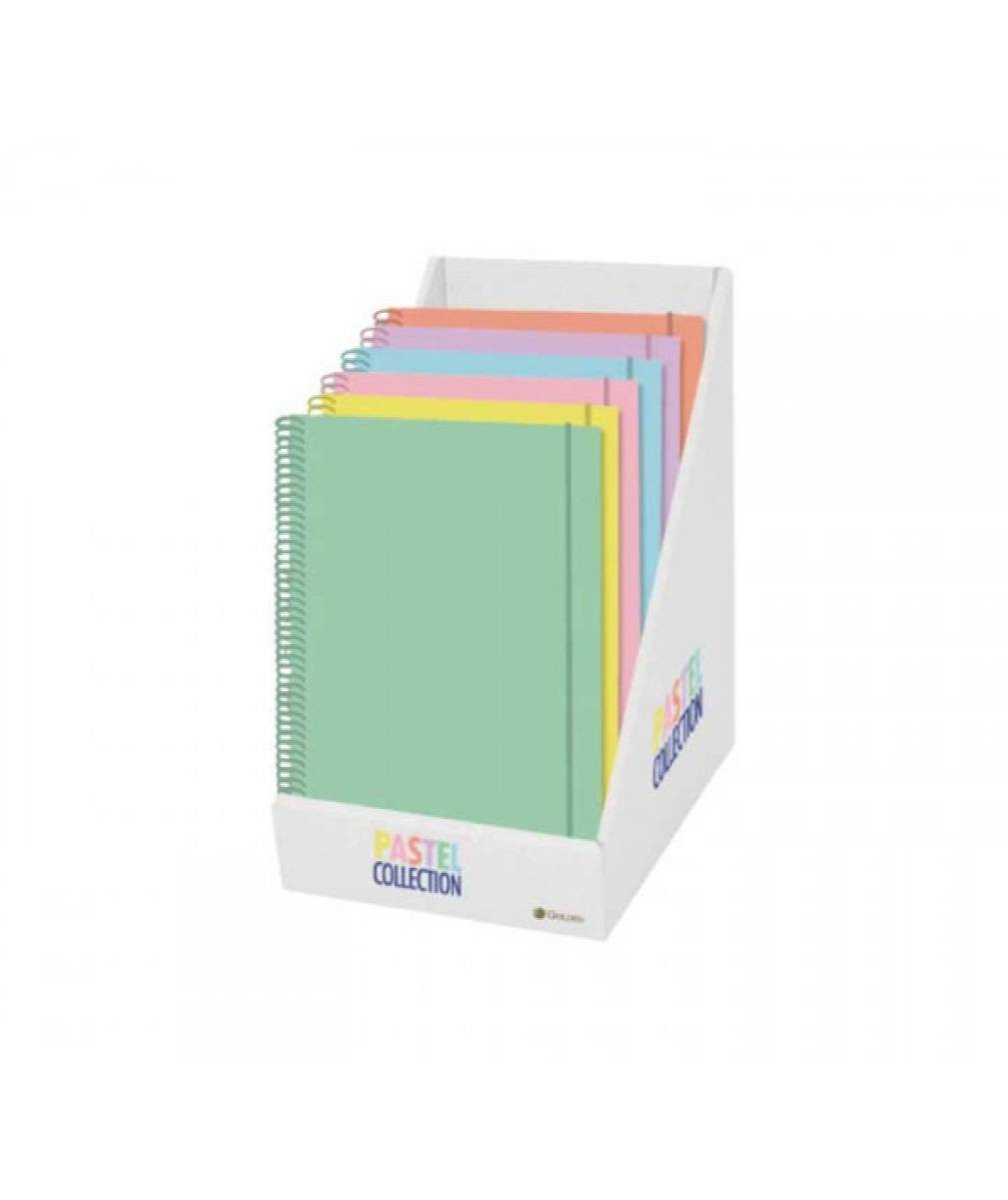 CUADERNO PASTEL SOFT A5, 120H. 90 GRS. MICROPERFORADO GOLDEN 327709