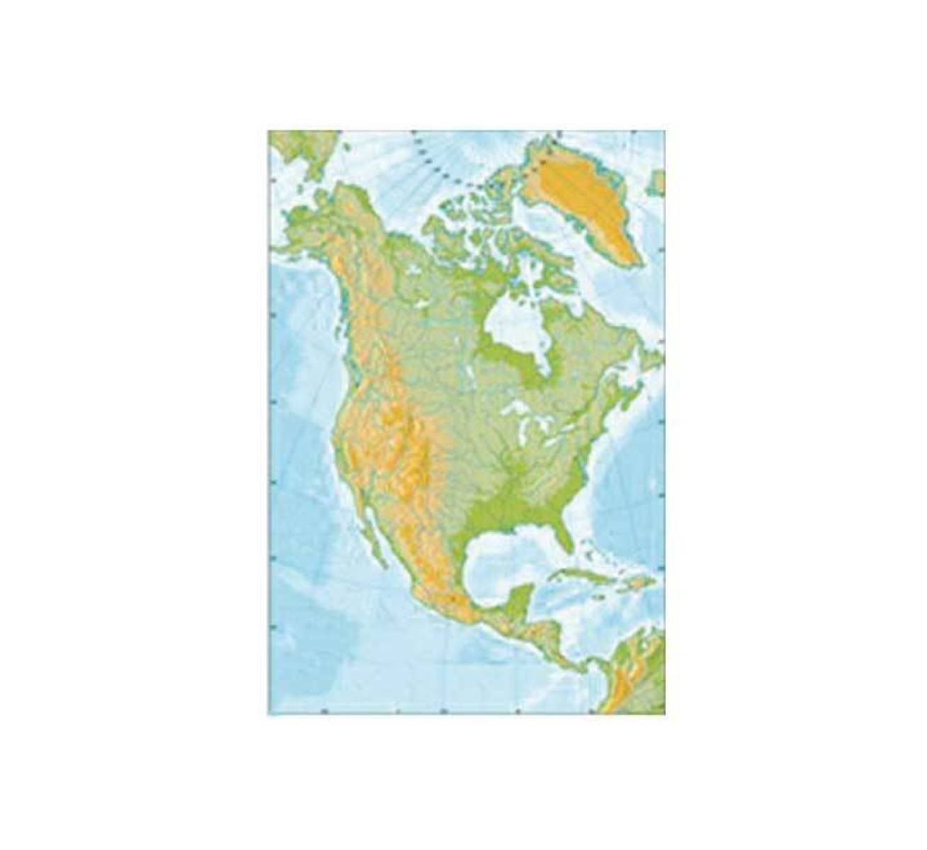 América norte político