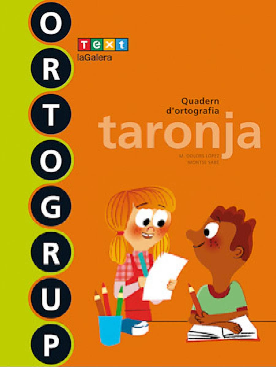 Quadern ortografia Ortogrup taronja
